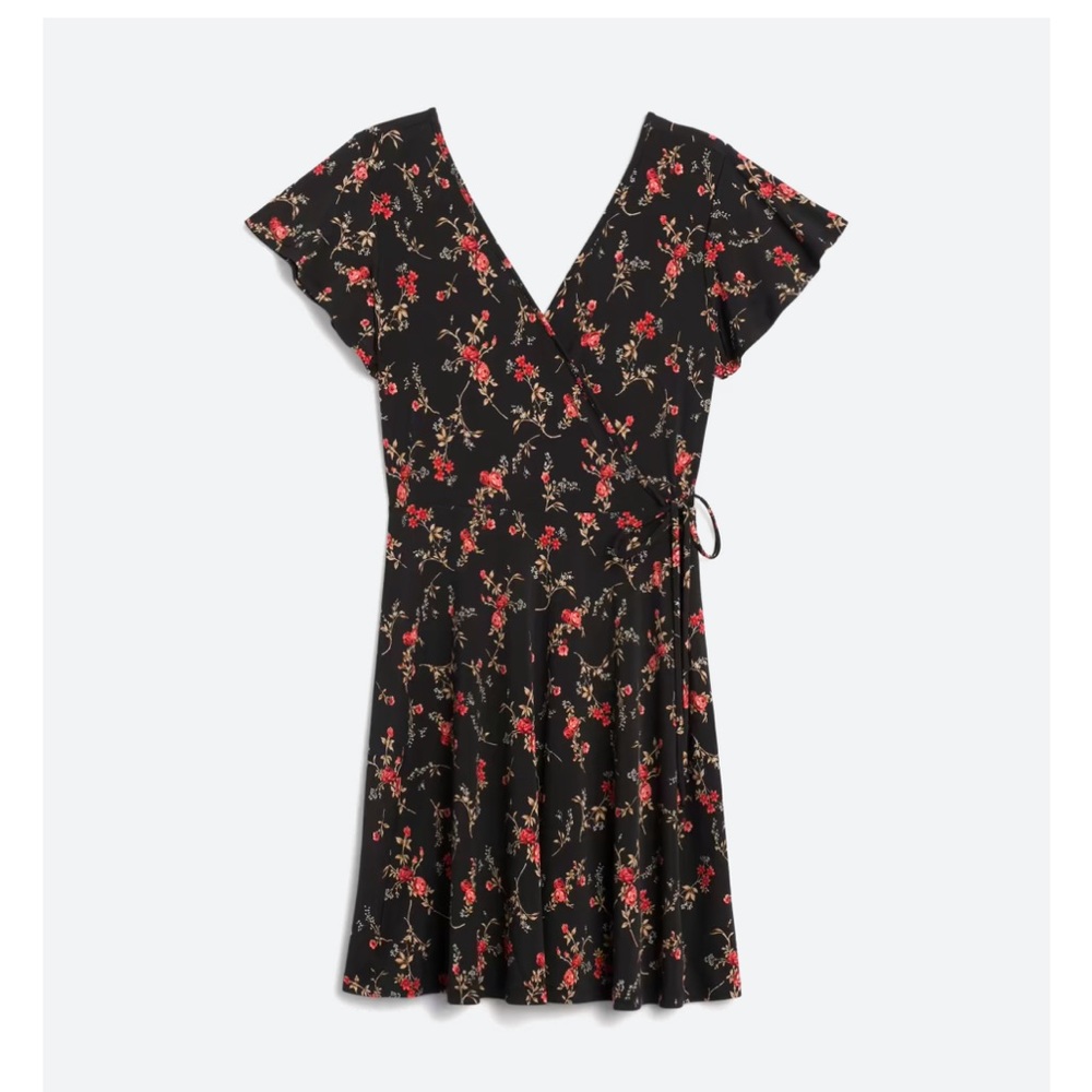 NWT Kaileigh Faux Wrap Knit Dress - XXL